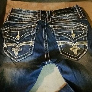 Rock Revival Skinny jeans bling details 26"